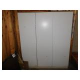3 door wardrobe storage cabinet, 61" x 21" x 72",