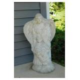 Concrete garden angel statue
