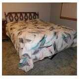 Queen size bed w/ Kingsdown frame, Eastman's