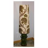 1960's groovy fat lava ceramic floor lamp with