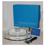 New 1958 Corning Blue Cornflower 10' skillet