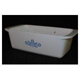 Corning Blue Cornflower loaf pan & roaster -