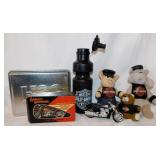 Harley-Davidson motorcycle items: