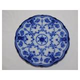 Antique Flow Blue Conway luncheon plate, 9"