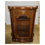 French Provincial foyer hallway half cabinet,