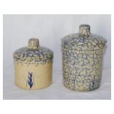 RRP Robinson Ransbottom Pottery spongeware crocks: