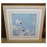 Song Birds print by Amy Melious, matted & framed,