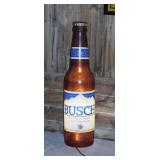 Vintage lighted Anheuser-Busch Busch beer bottle