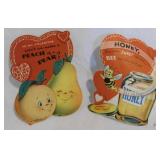 10 vintage Valentines cards