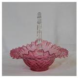 Fenton cranberry glass Bride