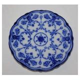 Antique Flow Blue Conway luncheon plate,
