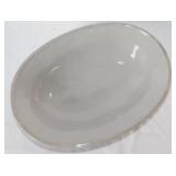Rachael Ray Cucina Seat Salt Gray oval stoneware