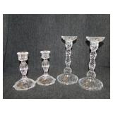 Pair of Leuchter-Iarmig Prinzess crystal
