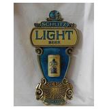 1976 Schlitz beer molded plastic bar sign,