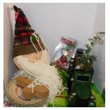 Christmas holiday decorations: House flag -
