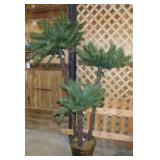 Lighted faux palm tree, 7