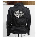 Ladies Harley-Davidson Motorcycle zippered jacket,
