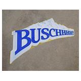 1990 Anheuser-Busch Busch beer embossed metal