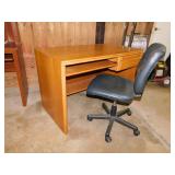 Computer desk w/ keyboard shelf, drawer, chair,