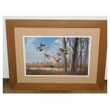 Signed & numbered Home Again Wood Ducks print by