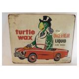2 metal Turtle Wax & Ford Bronco signs,