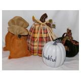 5 Halloween Fall Autumn pumpkins