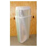 Rubbermaid wrapping paper storage tote box w/ lid