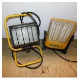 2 portable halogen work lights - Nitelighter LED
