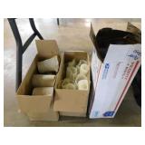 3 boxes of flameless pillar candles