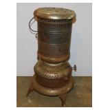Vintage unmarked  oil heater, 23" tall