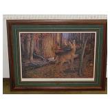 Signed & numbered River Bottom Gazette buck deer