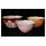 Pioneer Woman Flea Market stoneware bowls,