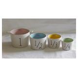 Rae Dunn: Nesting measuring cup set -