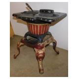 Antique Comstock Castle Stove Co. cast iron cook