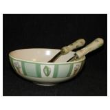 1997 Pfaltzgraff Naturewood: Salad bowl w/