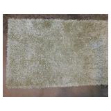 Illusions polyester shaggy area rug, 3.5
