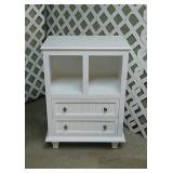 Modern 2 drawer storage cabinet, 23" x 15" x 32"
