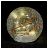 3 glass Christmas lights