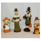 Thanksgiving turkey candy dish - Pilgrim