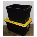 3 plastic storage totes: Edge - 2 Nazhura,