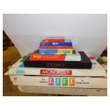 Vintage board & card games: Monopoly w/ metal