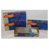 Vintage Roundhouse railroad train cars in boxes +