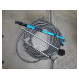 Lawn sprinkler stake - Extending water want -