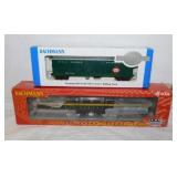 New Bachmann railroad train engine & car in boxes: