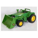 5 toy model vehicles: John Deere tractor with