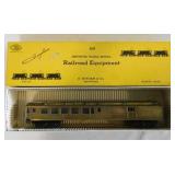 Vintage Suydam brass 5 window baggage coach car