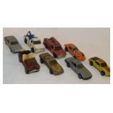 8 vintage Hot Wheel vehicles: