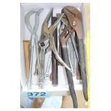 Tools: Pliers - Forged Diamalloy steel wrenches -