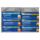 6 new Walthers Mainline railroad train cars in