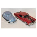 Road Signature diecast 1967 Volkswagen Beetle, 9'